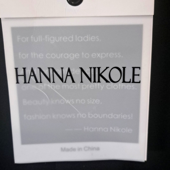 Hanna Nikole Sleeveless Cape Dress Chiffon Overlay Bodycon Pencil Dress 20W NWT - Picture 10 of 12